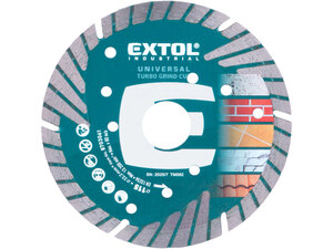 Gyémántvágó, ipari korong, TURBO GRIND CUT, gyors vágás; 115×22,2mm, száraz és vizes vágásra
