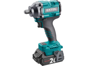 Akkus ütvecsavarozó,1/2" négyszög, SHARE20V, 500Nm, BRUSHLESS, 2Ah