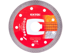 Gyémántvágó, ipari korong, TURBO Thin Cut, extra vékony vágás: 1,2mm vastagság; 115×22,2mm, száraz és vizes vágásra
