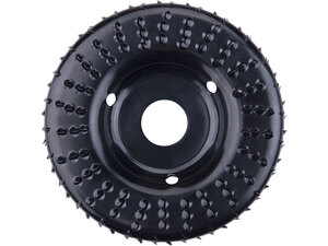 Faforgácsoló korong; max 13000 ford/perc, sarokcsiszolóhoz, fém, 118×18×22,2mm, fa csiszolásához, marásához