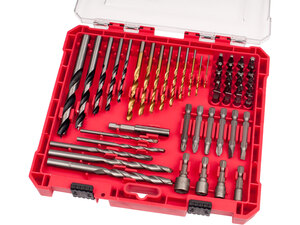 Behajtó és fúró klt. 50 db-os, HSS, CrV, SK