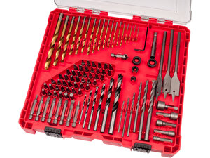 Behajtó és fúró klt. 100db-os, HSS, CrV, SK