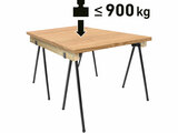 Asztalosbak/festőbak összecsukható, magasság: 76,5 cm, max. terhelés: 450kg